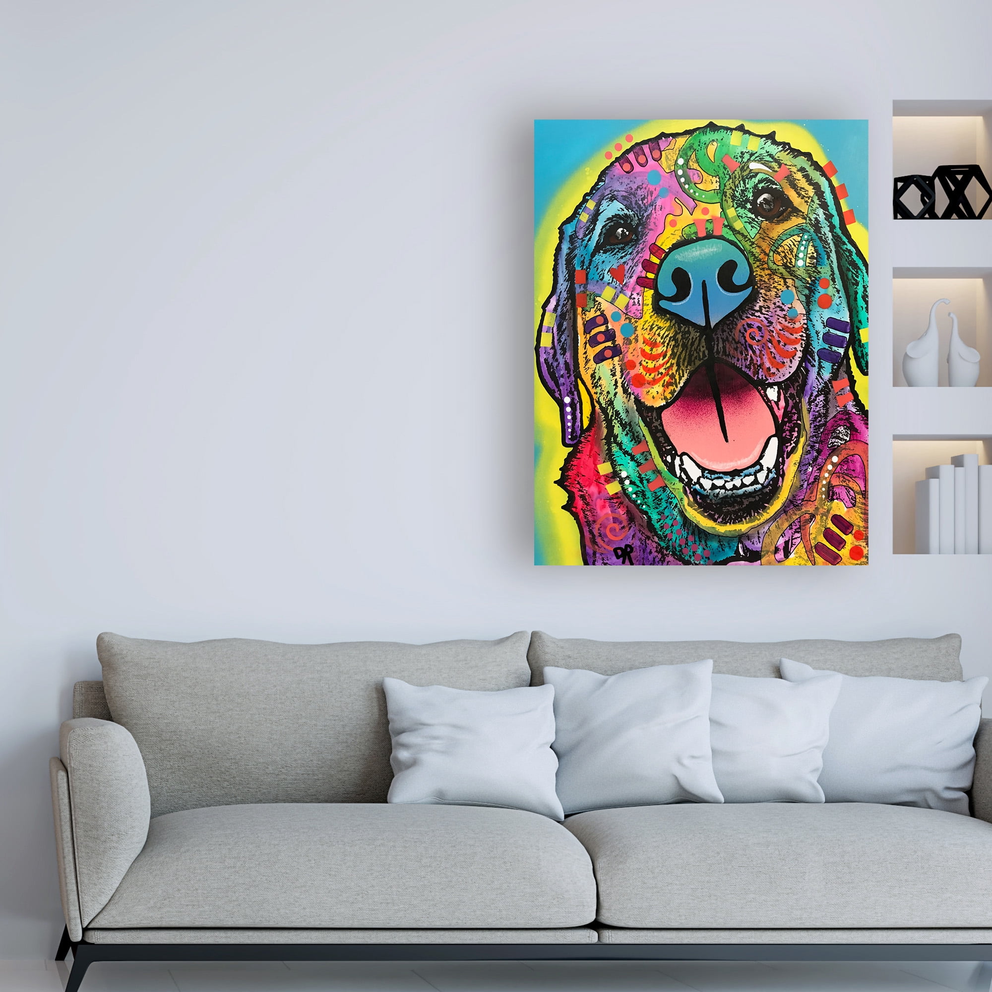 Trademark Fine Art 'Rocky Abstract Color' Canvas Art by Dean Russo