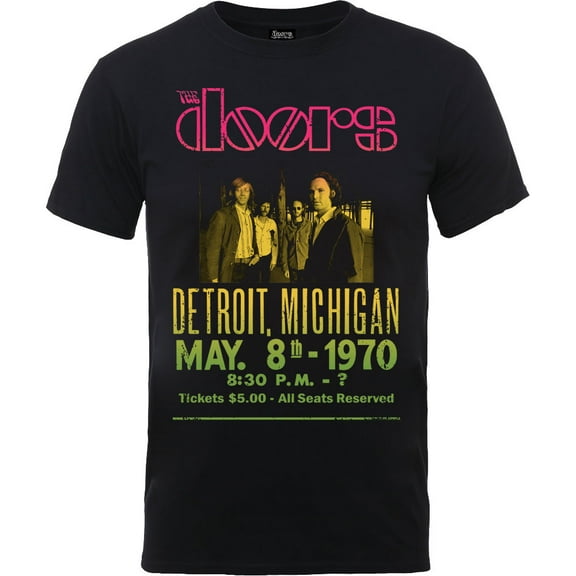 The Doors Unisex T-Shirt Gradient Show Poster (Small)