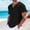 Black, variant on Mens T-Shirts Casual V-Neck Beach Tee Summer Short Sleeve Linen Black Shirts for Men Size 2XL