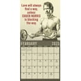 Trends International 2025 Chuck Norris Wall Calendar & Push Pins