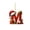 Christmas Letter Ornaments#424, variant on Christmas Alphabet Ornaments 2D Flat Letter Acrylic Hanging Decoration A-Z Monogram Holiday Xmas Tree Pendant for Family Name DIY Craft Christmas Party Favors Home Decor