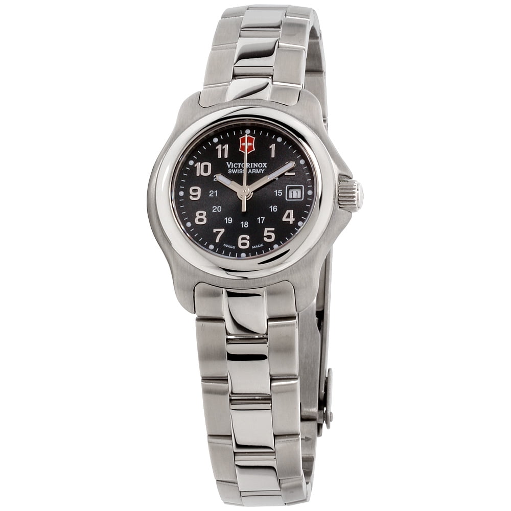Victorinox Victorinox Black Dial Stainless Steel Band Ladies Watch 251033