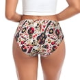 thumbnail image 3 of Womens Underwear Guitar Skull rock Cuteness No Show Seamless Underwear for Women, Soft Stretch Women's Panties, Hipster Ladies Panties Bikini Underwear Briefs, 3 of 6