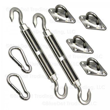 BlueDot Trading Square Shade Sail Hardware Kit