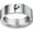 Cancer, variant on Men's Constellations Ring, Stainless Steel Modern Statement Band, Smooth Side Edge Design, 8mm Width, Party Concert Everyday Style