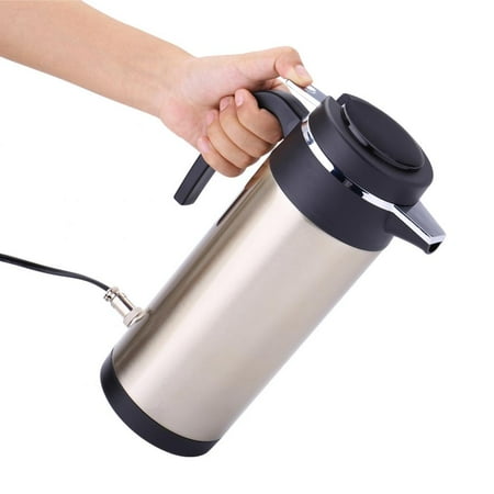 Electronic Cigarette Vapor Tank OTVIAP Car Heater Bottle,1200ml 24V Travel Car Kettle Cigarette Lighter Socket Water Heater Bottle for Tea Coffee, Travel Car Kettle ()