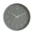 thumbnail image 1 of Horloge Murale Moderne à Cadran Numérique de 12 Pouces, Horloge Murale Ronde Silencieuse Sans Tic-Tac pour la Maison avec Chiffres Arabes, Cadran Coloré, 1 of 6
