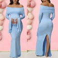 thumbnail image 2 of Functional Pocket Maternity Dress Soft Gentle Dress for Convenient Storage Of Essential During Pregnancy Activities 6, 2 of 9