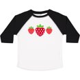 thumbnail image 3 of Inktastic Strawberries Summer Strawberry Fruit Girls Toddler T-Shirt, 3 of 5