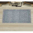 thumbnail image 1 of Paisley Decorative Rug, Vintage Design Soft Colors Pattern of Oriental Eastern Culture Floral Design, Quality Carpet for Bedroom Dorm and Living Room, 6 Sizes, Pale Blue, by Ambesonne, 1 of 1