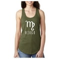 thumbnail image 1 of Virgo Zodiac Sign Racerback Tank, 1 of 3