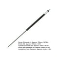 thumbnail image 1 of Front Hood Strut Damper Gas Prop Spring Strut 700 X 305 X 22mm Hydraulic Support Rod Front Hood Strut Damper Gas Spring Suspensionliftsupport, 1 of 8