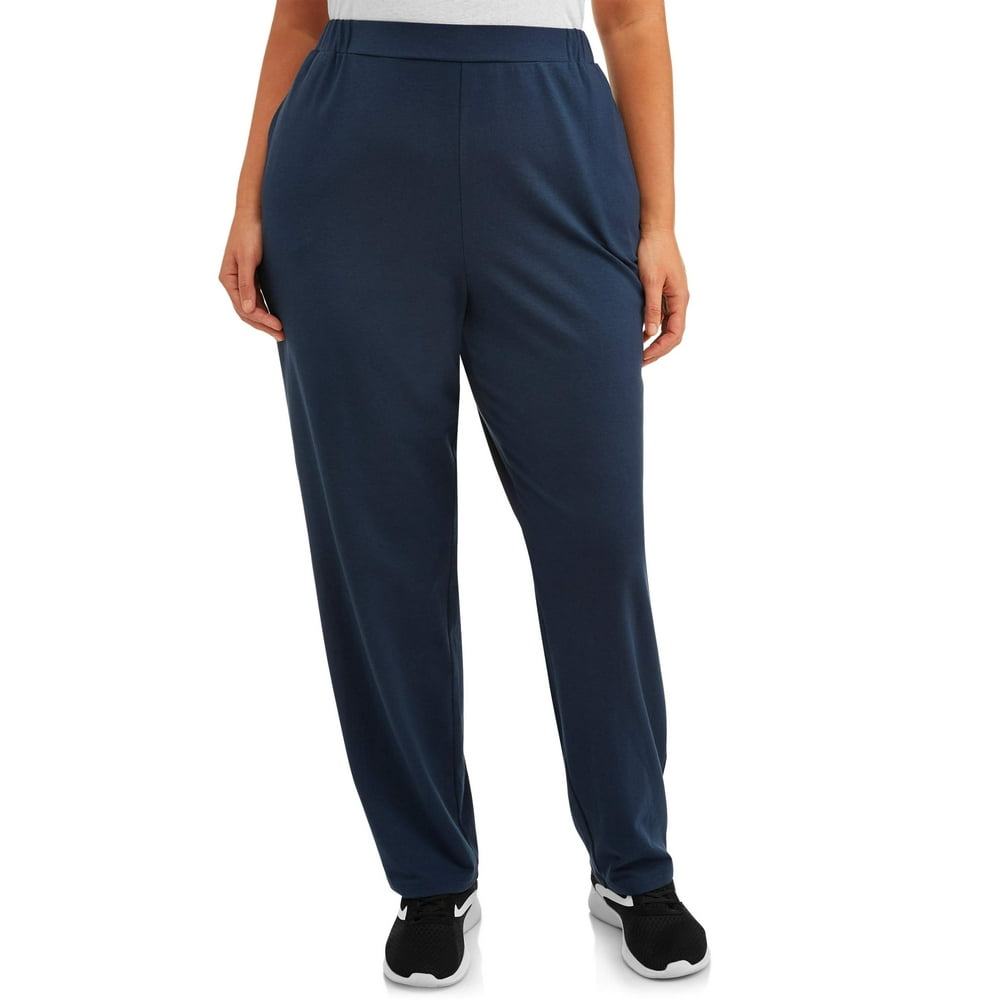 Terra & Sky Terra & Sky Women's Plus Size Knit Pants (Regular and