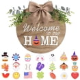 thumbnail image 1 of Cartel intercambiable de bienvenida a casa KIDNEAR con 21 iconos de 30 cm, 1 of 6