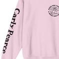 thumbnail image 7 of Carly Pearce Roses Hide Thorns Women's Cradle Pink Crew Neck Long Sleeve Sweatshirt, 7 of 7