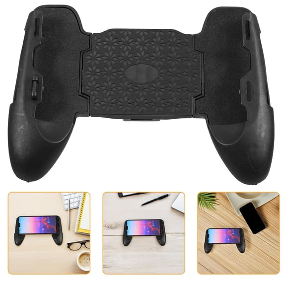 Amosfun Mobile Game Controller Phone Grip with Joystick and Trigger Ergonomic ABS Gaming Handle for Enhanced Control