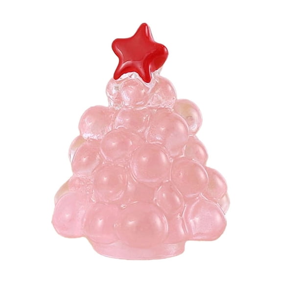 Ouuluon Set of 10 Luminous Mini Figurines, Glow in Dark Resin Tabletop Ornaments for Holiday Party Decor