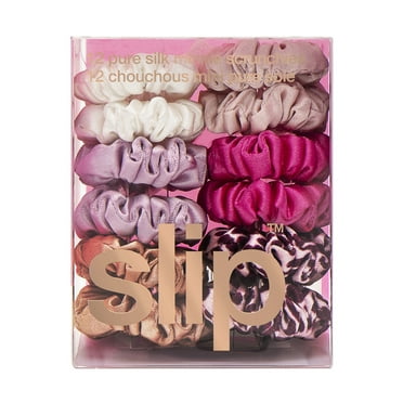 Slip Pure Silk Minnie Scrunchies - French Rose