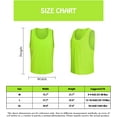thumbnail image 4 of YOUI-GIFTS RE-HUO&nbsp;12 Pack&nbsp;Numbered（1-12） Scrimmage&nbsp;Vests/Sport Pinnies/Training&nbsp;Bibs&nbsp;for Basketball ,Soccer, Volleyball and Baseball, 4 of 7