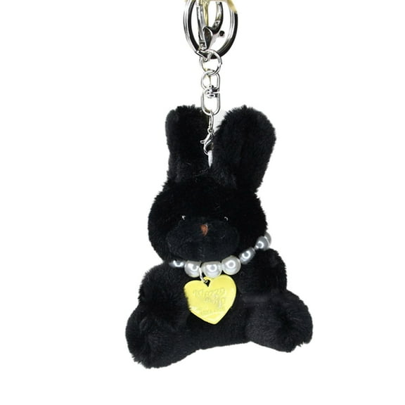 SIEYIO Punk Style Keychain Little Rabbit Pendant Key Chains Ornament Fashionable Keyring Accessory for Backpacks and Car Keys