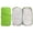 green, variant on zorpupoa Water Repellent Travel Passport Wallet 12-Cell Credit Card Holder Slim Zipper Document Organizer for Travel Business Daily Use silver