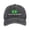 Black, variant on Brazil Flag Printed Baseball Cap for Women Men Vintage Washable Cotton Football Supporters Soccer Hat
