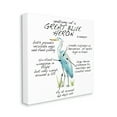 thumbnail image 3 of Stupell Industries Great Blue Heron Bird Learning Diagram Wildlife Facts Graphic Art Gallery Wrapped Canvas Print Wall Art, Design by Dishique, 3 of 7