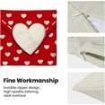thumbnail image 5 of Valentine''s Day Pillow Covers 18x18 Set of 2, White Hearts Throw Pillow Covers Red Valentine''s Day Decorative Pillowcase Valentine''s Day Decor for Home Couch Sofa Outdoor, 5 of 6