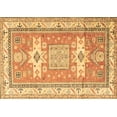thumbnail image 1 of Ahgly Company Indoor Rectangle Geometric Brown Traditional Area Rugs, 2' x 4', 1 of 4