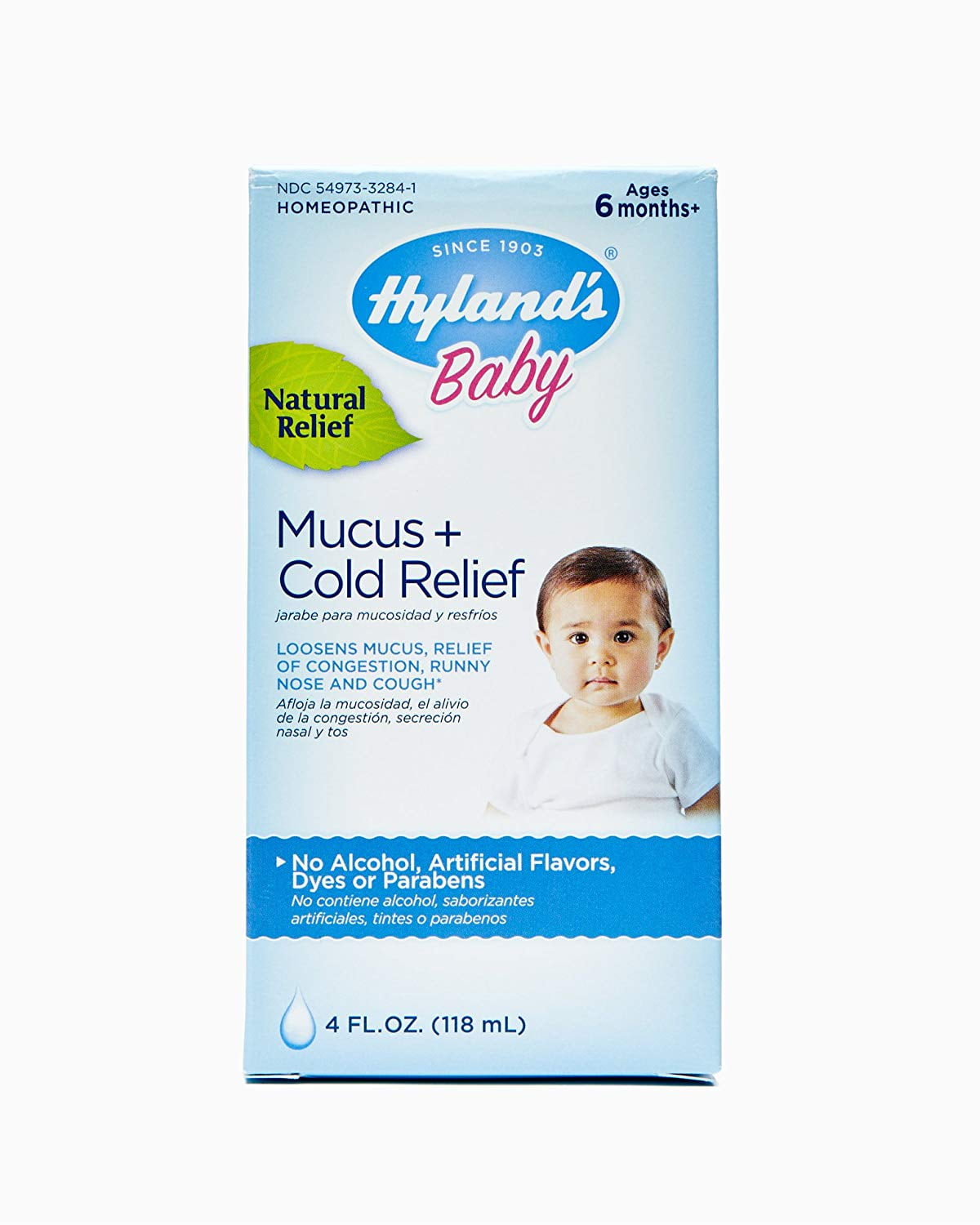 2 Pack Hylands Baby Mucus Cold Relief of Congestion Runny