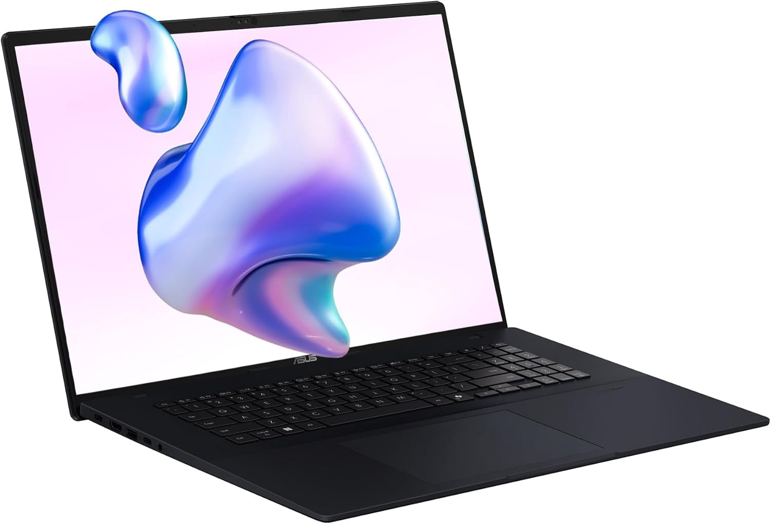 Asus Vivobook Copilot+ Laptop, AMD Ryzen 7-260, 32 GB DDR5 RAM, 1 TB PCIe SSD, 18" WUXGA (1920x1200) 144Hz IPS Display, AMD Radeon Graphics, Backlit Keyboard, W11 Home, Quiet Blue + Traix MousePad