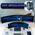 thumbnail image 5 of VIVO Pneumatic Triple Ultrawide Monitor Desk Stand, Up to 49" Computer Screens, 5 of 8