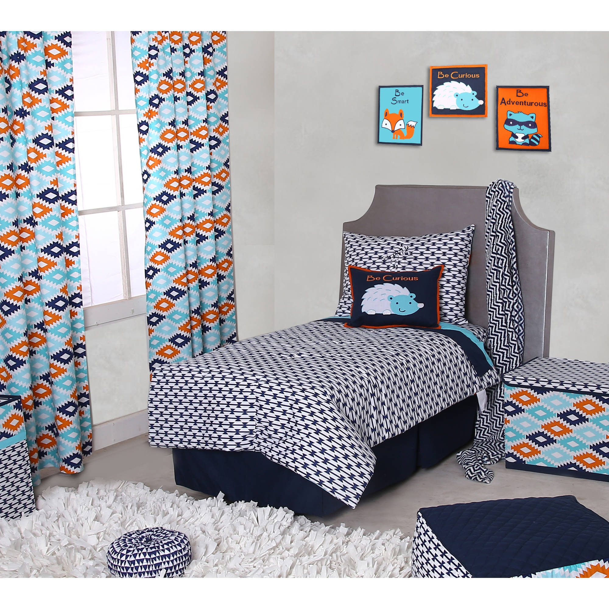 Bacati 4 Piece Bedding Sets, Toddler Bed