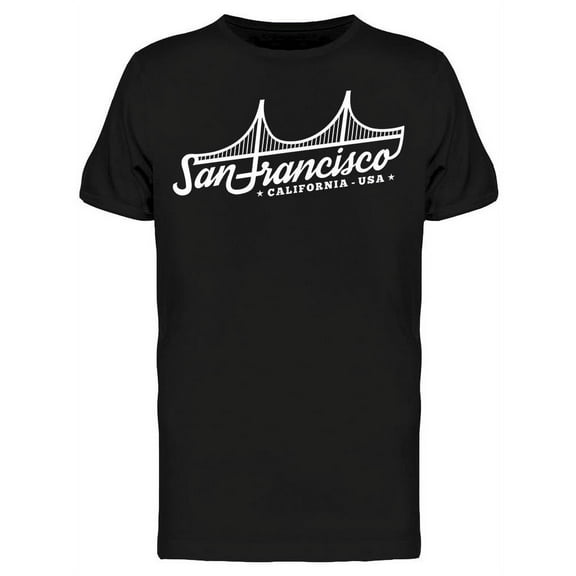 Banner:San Francisco, California T-Shirt Men -Image by Shutterstock, Male 3X-Large