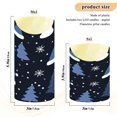 thumbnail image 4 of 2 PCS Tilted Flameless Candles Flickering LED Lights Battery Operated Candles with Remote Timers for Holiday Decor Snowy Pine Trees and Santa Hats, 4 of 8