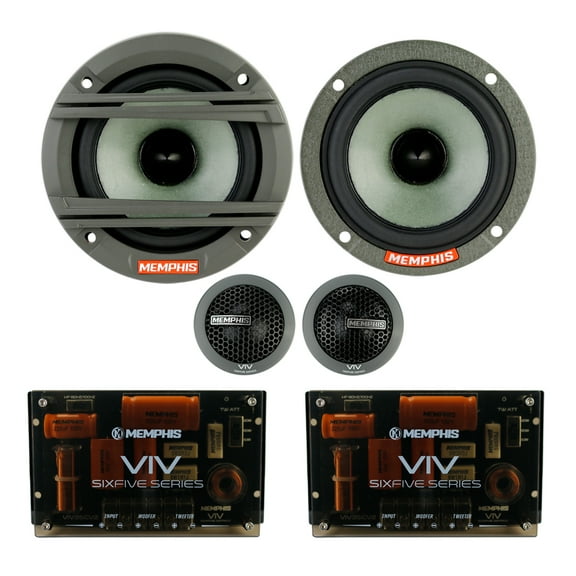 Memphis Audio VIV35CV2 3.5" Six Five Series Component Speakers, Pair