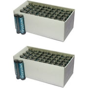 Angle View: 2-Pack UPG D5323/D5923 Super-Heavy-Duty AAA Battery Value Box, 50-Pack