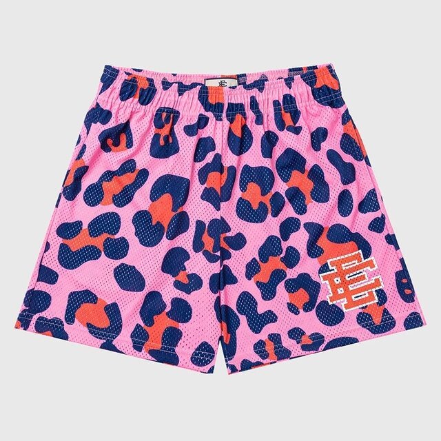 Pantalones cortos de fitness para hombre, pantalones de entrenamiento de baloncesto, pantalones de chándal de malla transpirable, pantalones de playa, tendencia urbana, Eric Emanuel EE Fivean unisex