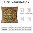 thumbnail image 5 of Nawypu  Boho Throw Pillow Cover Orange Green Persian Pillow Cover Vintage Ethnic Decorative Pillow Cases Home Outdoor Square Pillowcase, 5 of 5