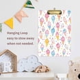 thumbnail image 4 of FORMRS Acrylic Clipboard with Low Profile Clip Standard A4 Letter Size, 12.5" x 9", Colorful Ice Cream Pattern, 4 of 8