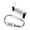 Silver, variant on ZPAQI Security Cable Lock Outdoor Combination Locks 3-Digit Heavy Duty Carabiner Clip