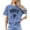 Blue Jean Shirt, variant on Mombie Like a Zombie but with Kids Halloween Shirt For Women Funny Rocker Mom Graphic T-Shirt Espresso Shirt Adult 2XL
