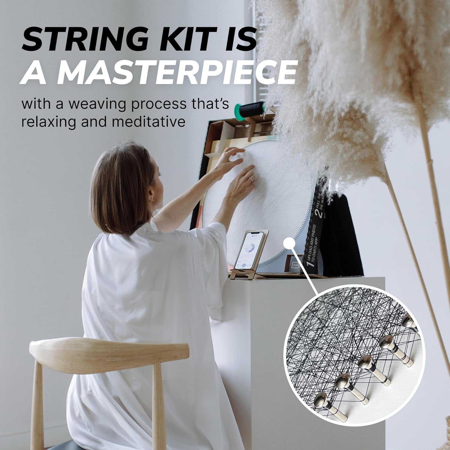 IT Arti DIY String Art Kit for Adults - Personalized Art - Beginner-Friendly