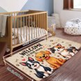 thumbnail image 3 of Welcome To Our Home Pets Soft Small Velvet Area Rugs Non Slip Indoor Floor Carpet for Living Room Bedroom Decor, 3 of 5