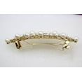 thumbnail image 7 of Faship Gorgeous Clear Rhinestone Crystal Pearl Floral Barrette, 7 of 7