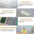 thumbnail image 4 of 6Pcs A4 Paper Storage Boxes with Two Types of Labels for Letter Paper, 4 of 5