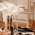 thumbnail image 5 of 150 Pcs Natural Ostrich Feathers Centerpieces for Wedding Party Centerpieces, Flower Arrangement (White), 5 of 6