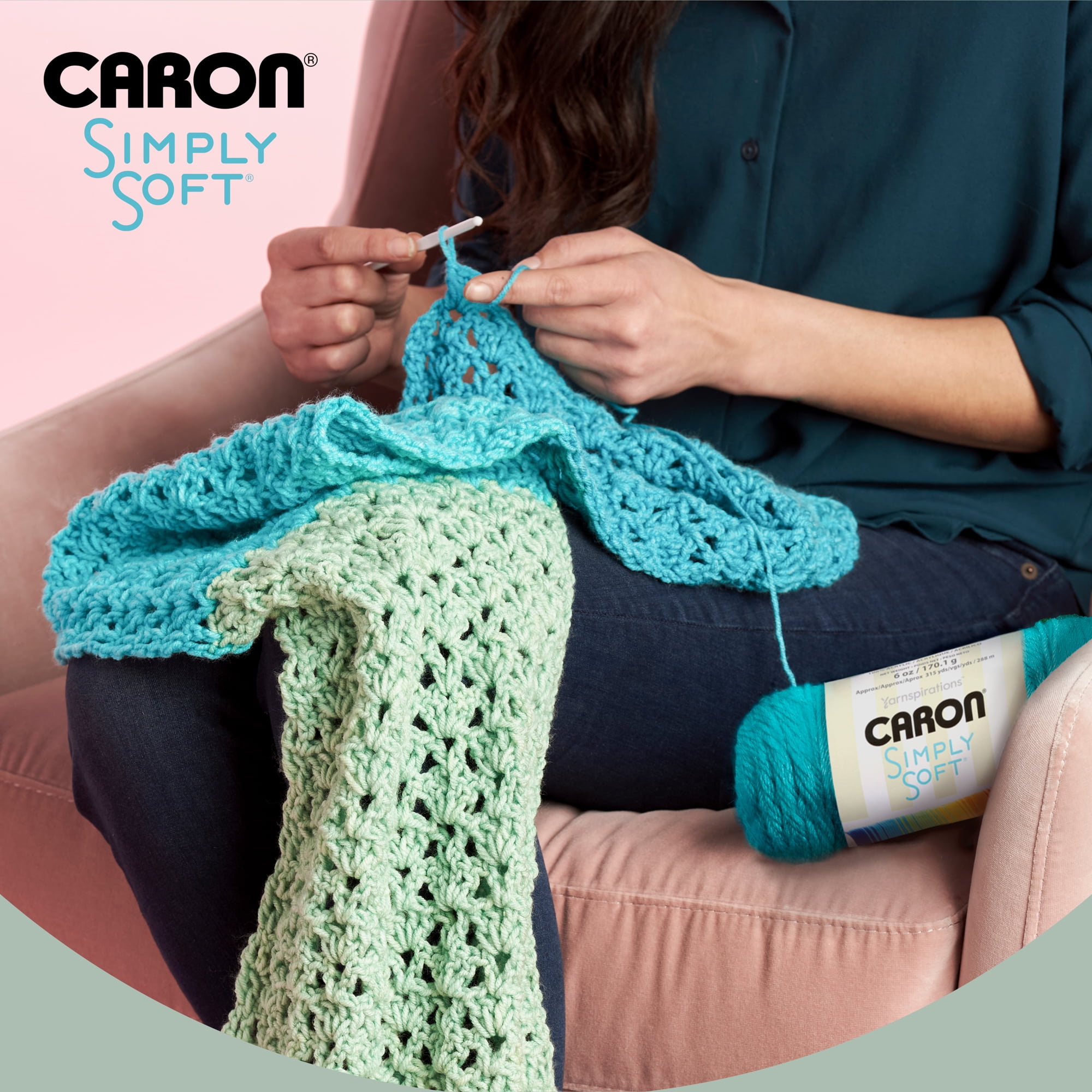Caron Simply Soft Yarn - Red
