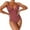 Brown, variant on Bathing Suit Women Bikini Women's One Piece Swimsuits Bathing Suit Slimming Swimwear Tummy Control(,XXL)
