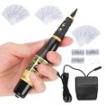 thumbnail image 1 of Kit de tatuaje completo profesional, máquina de tatuaje profesional pluma de tatuaje con agujas de i abios de cejas(Negro + Dorado) conjunto de máquina Spptty pestañas bordadas, 1 of 7